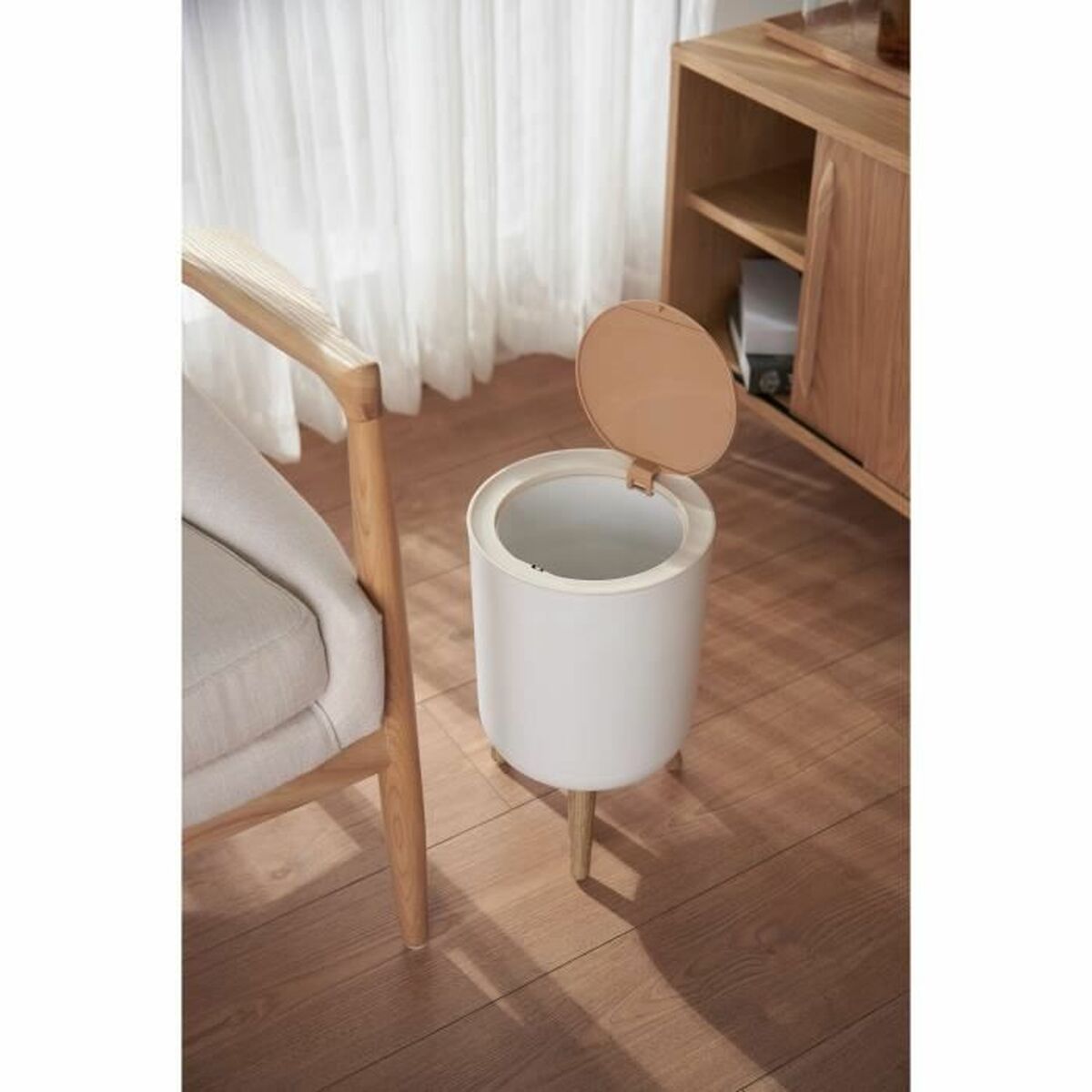 Waste bin Kitchen Move Brown Wood 7 L-3