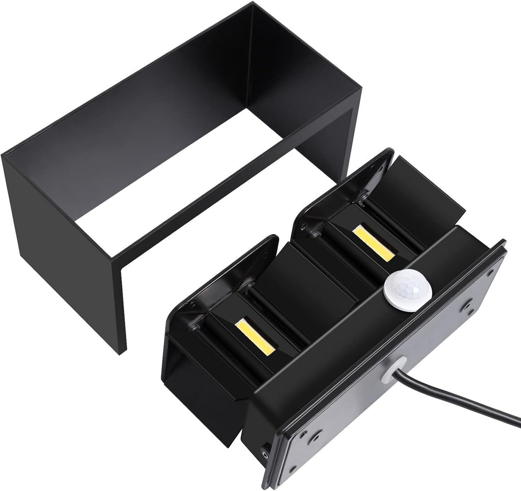LED-Außenleuchte mit Bewegungsmelder Wandleuchte Sensor Außenlampe 20W