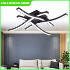 Deckenleuchte 4 Wellenlichter Moderne Küche Wohnzimmer Schlafzimmer Lampe LED dimmbar