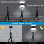 LED-Außenleuchte mit Bewegungsmelder Wandleuchte Sensor Außenlampe 20W