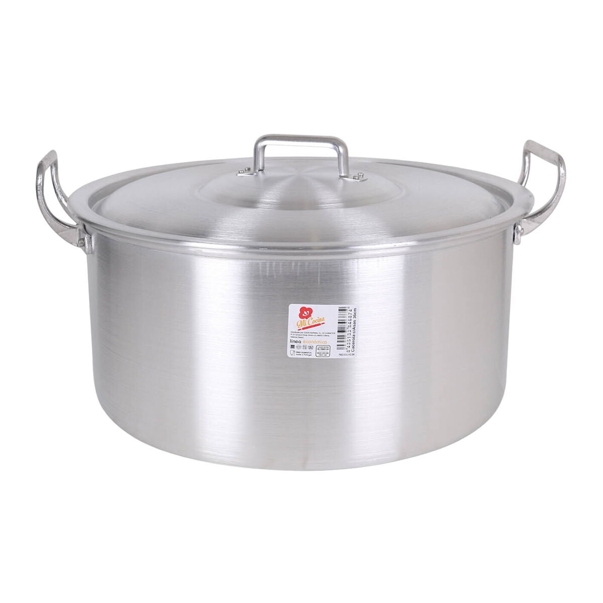 Casserole with lid Aluminium 44 x 39 x 21 cm (2 Units)-1