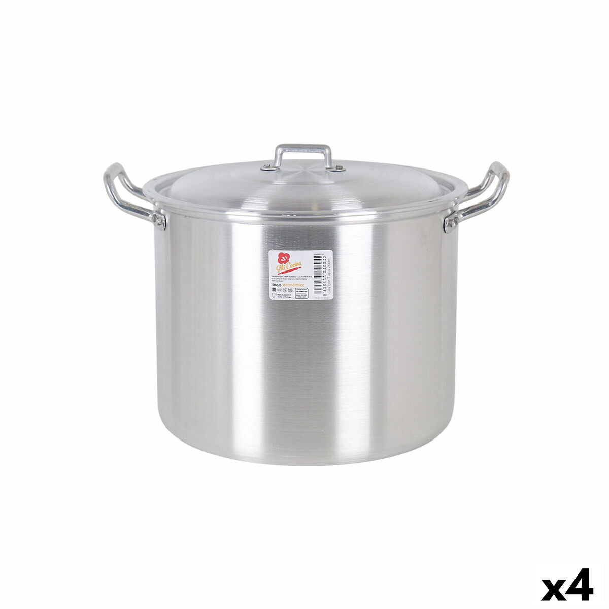 Casserole with Lid Aluminium 33 x 28 x 24 cm (4 Units)-0