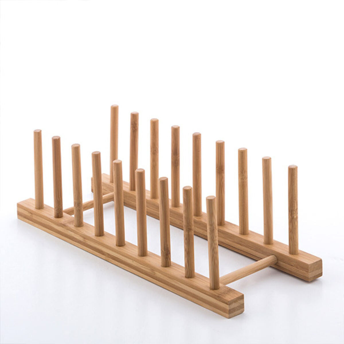 Plate Rack Natural Bamboo 34 x 12,5 x 12 cm-3