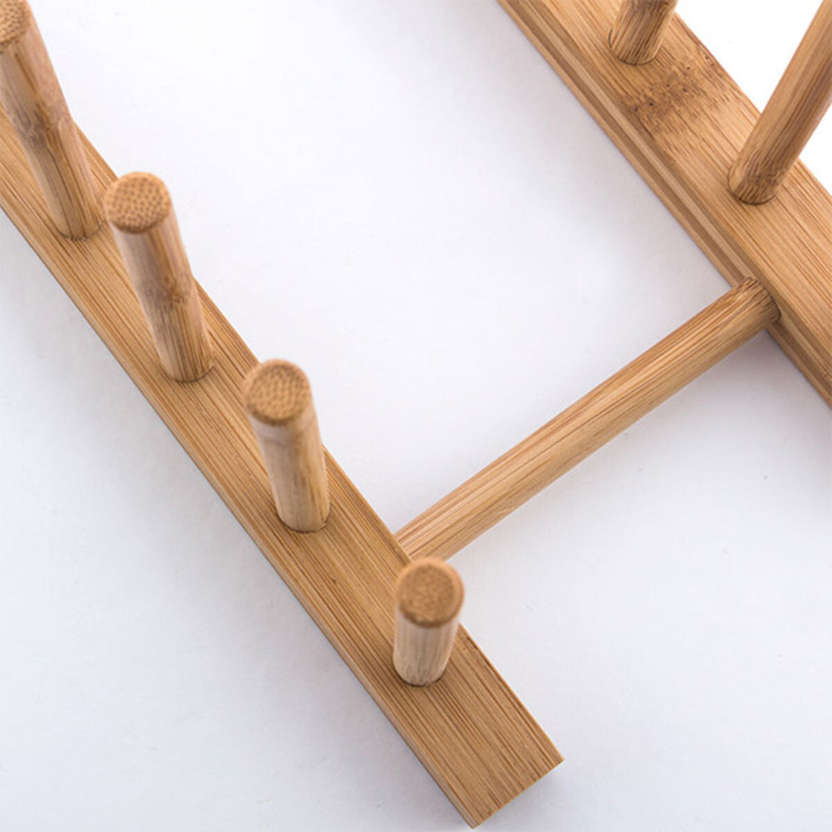 Plate Rack Natural Bamboo 34 x 12,5 x 12 cm-1