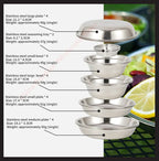 Camp Cooking Portable Dining Plate Set of 22-3
