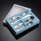 304 Stainless Steel Suit Western Style Knife Fork And Spoon Four Piece Set Children's Tableware