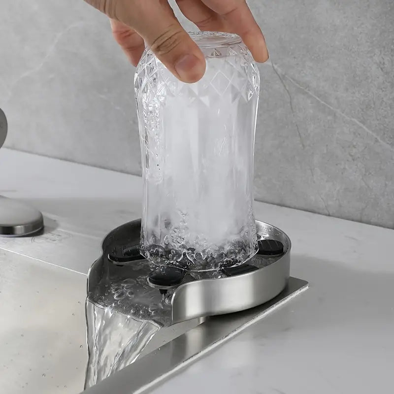 Stainless Steel High-Pressure Glass Rinser for Kitchen Sink-1