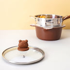 Little Bear Baby Food Cooking Orange Pot Set-4