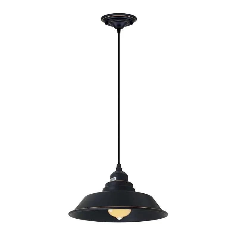 Black Industrial Retro Vintage E27 Kitchen Ceiling Pendant Light Hanging Lamp~4509-5