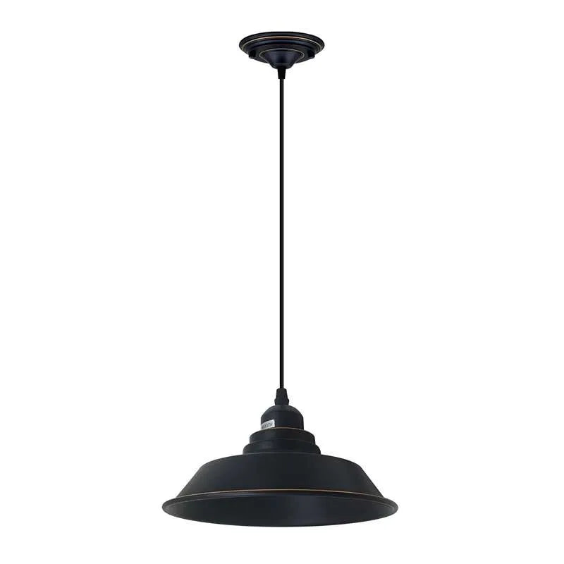 Black Industrial Retro Vintage E27 Kitchen Ceiling Pendant Light Hanging Lamp~4509-6